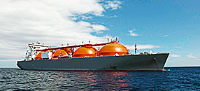Tanker, Schiff, LNG-Tanker, Lieferkette, Anlieferung, liefern